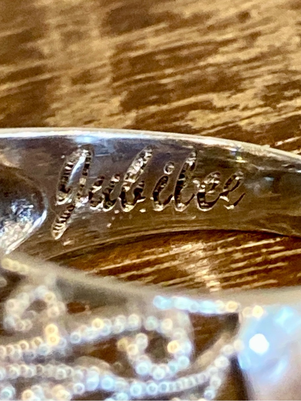 Joseph Esposito ESPO Peach Jubilee Sterling Silver Ring - Size 9 - Picture 9 of 16